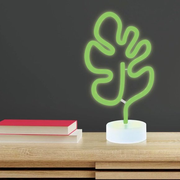 NIB Monstera Leaf Green LED Neon Accent Light Decorative Lamp - Picture 5 of 6
